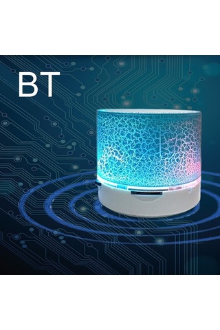 Supermarket1 Kablosuz Mini Bluetooth Hoparlör - Işıklı, Tf Ve Aux Destekli, Taşınır