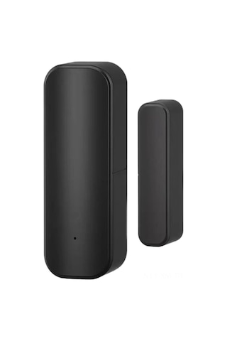 Ximistore9 Ev Güvenliği Wifi Pencere Kapı Sensörü - Açma/kapama Tespiti, Uzak Bildirim, Siyah, 1 Adet Pil Hariç