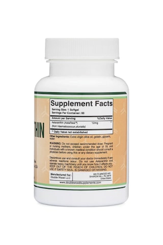 Double Wood Astaxanthin 12mg Max Strength Only Patented Asta...