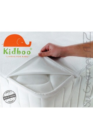 Microfiber Kumaş Yüzey Sıvı Su Geçirmez Köşe Lastikli Bebek Yatak Koruyucu Alezi Ebat: 70 140 Cm