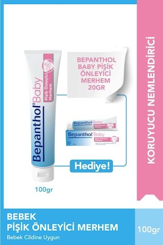 Bepanthol Baby Pişik Önleyici Merhem 100 G + 20 G Hediyeli