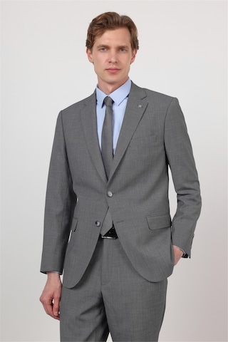 İmza Füme Mono Yaka 4 Drop Comfort Fit Tam Astar Esnek Takım Elbise 1001260168