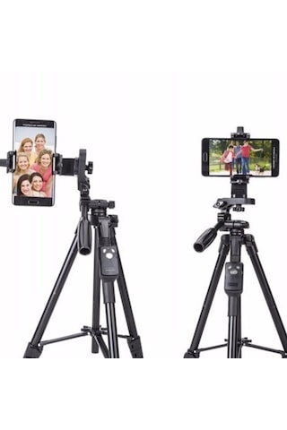 Kumandalı Tripod 3 Ayak Sabitleyici Video Fotoğraf Tripod 150cm