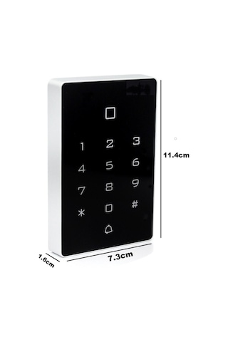 Zeda K-1/S 12-24 DC Elektronik Şifreli RFID Kartlı Kapı Açma Kilidi