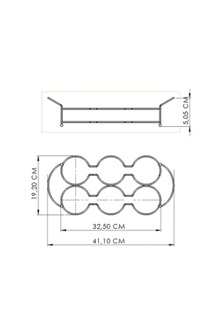 Edora Home Turuncu Altı Bölmeli Çerezlik Ikram Seti- Metal Paslanmaz