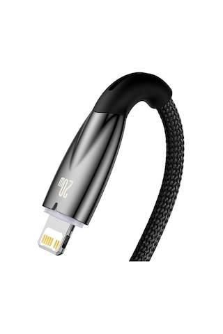Baseus Glimmer Series 20W Type-c To Lightning Şarj Kablosu Siyah CADH000001