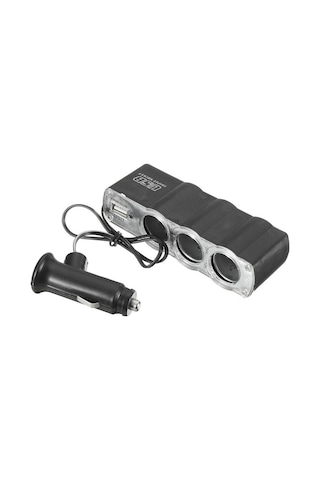 Oto Çakmaklık Çoğaltıcı 3Xusb'Li Çakmak Soketi / Icca45