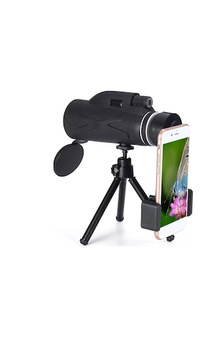 Triline 80x Dürbün Zoom Tek Göz Monoküler Hd El Teleskopu