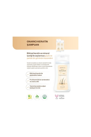 Onarıcı Keratin Şampuan Pro Vitamin B5 Keratin Complex 250 Ml Tüm Saç Tipleri