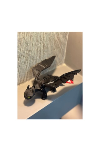 Dişsiz Toothless Ejderhanı Nasıl Eğitirsin Hareketli Figürü - 20 Cm 1 Adet Siyah