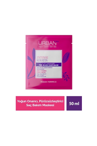 Intense Keratin Aşırı Yıpranmış Ve Cansız Saçlara Duş Öncesi Saç Bakım Maskesi 12'li Set