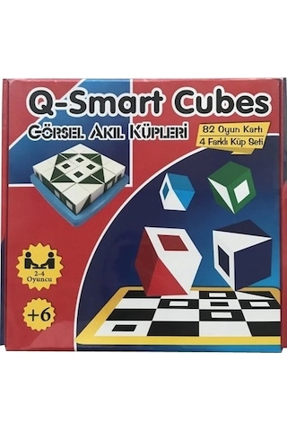Q-smart Cubes (q-bitz) Zeka Beceri Akıl Oyunu Görsel Akıl Küpleri