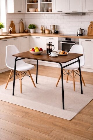 Arpelia Mutfak Masası 120x70x75 Cm Antrasit