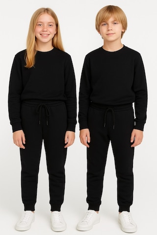 Beli Lastikli Çocuk Jogger Eşofman Altı - Alc St09271 Siyah