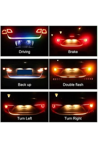 Honda Civic Bagaj Altı Kayan Led Kayar Led 120 Cm