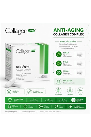 Collagen Forte Collagen Complex 1500mg 90 Tablet