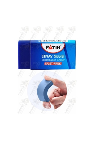 Sınav Silgisi Mavi Silgi Orta Boy 3 Adet Fatih Yumuşak Sınav Silgisi Ufalanmayan Okul Büro Yerli Üretim