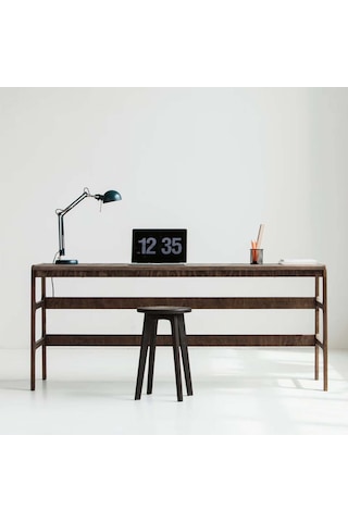 Woodesk Rustico Ahşap Çalışma Masası, Ceviz Renk Cpt4630-180 Ceviz