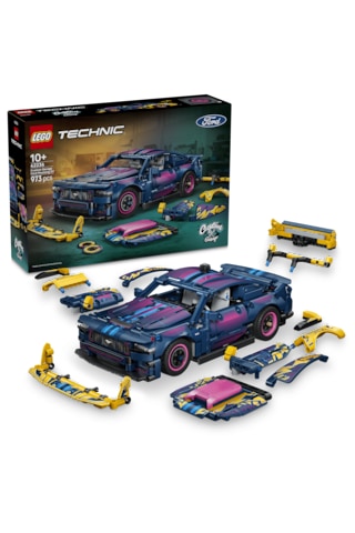 LEGO® Technic Modifiye Ford Mustang GT Araba 42236 - 10 Yaş ve Üzeri Çocuklar için 8 Detay İçeren Oyuncak Yapım Seti (973 Parça)
