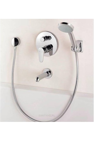 Hansgrohe Focus E2 Tek Kollu Ankastre Banyo Bataryası - Krom 3194 Krom
