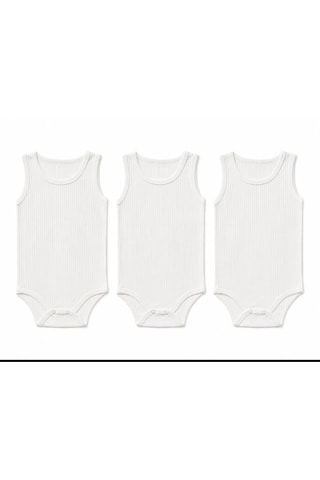 Miyakıdsworld Büyük Beden Çocuk Çıtçıtlı Body Ecru-3-10 Yaş Özel Gereksinimli Çocuklara Uygun Pamuklu 3 Adet Ekru