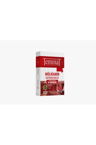 Mülkiamir Kaymakamlık Çözümlü 5 Deneme
