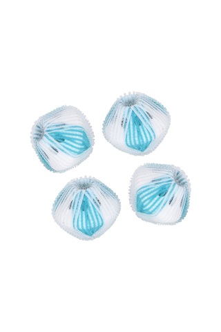 Konesam 6 Adet Mavi Beyaz Çamaşır Makinesi Tüy Ve Kumaş Topu Temizleyici Topları - Kaliteli Pp Ve Nilon Diğer