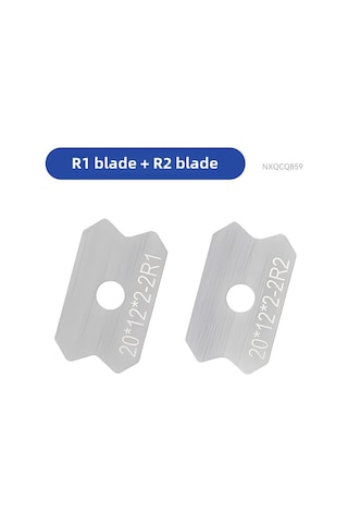 Springsun Alüminyum Döşeme Kenar Düzeltici, El İşleri İçin Kaba Kenar Kaldırıcı, Hassas Shaving Aracı R1+r2 Bıçaklı Diğer