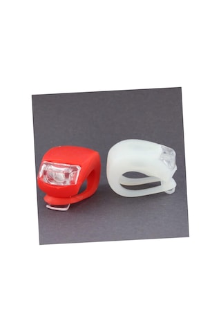 Forte Gt 6016 Bisiklet Ön Far Usb Şarjlı Silikon Su Geçirmez Kırmızı Siyah Kırmızı