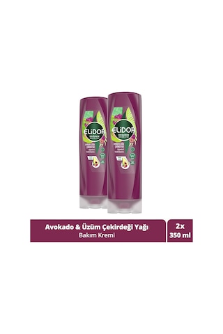 Elidor Avokado Ve Üzüm Çekirdeği Yağı Saç Bakım Kremi 2 x 350 ML