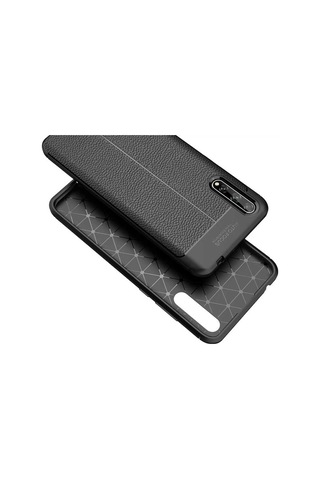 Huawei P Smart S (Y8P) Kılıf Deri Tarzı Niss Silikon Case