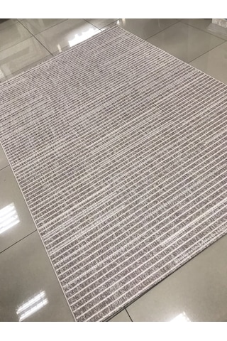 Liparis Sisal Halı Dc429 Serisi Oturma Salon Yatak Odası Halısı Kahve
