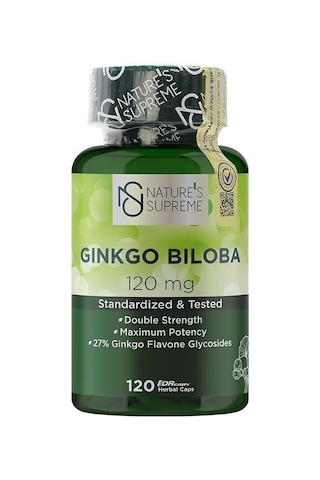 Natures Supreme Ginkgo Biloba 120 Mg 120 Kapsül Aromasiz