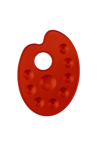 Brons Resim Paleti Plastik Renkli Küçük Br-288