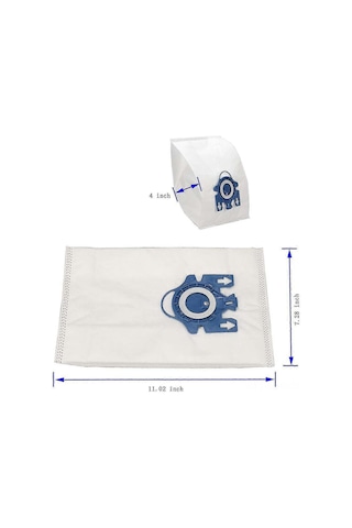 Monyee Miele Gn, Classic C1 Ve C1 İçin 16 Adet 3d Yüksek Verim Toz Torbası - 99% Partikül Tutma - Kolay Kurulum