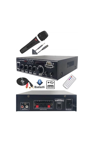 Lastvoice Lvx-150Mic Mikrofonlu Stereo Anfi Amfi 2X75 Watt Blueto