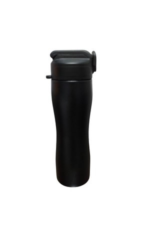 Paslanmaz Çelik Matara Pipetli Sızdırmaz Kapak 750 Ml Siyah
