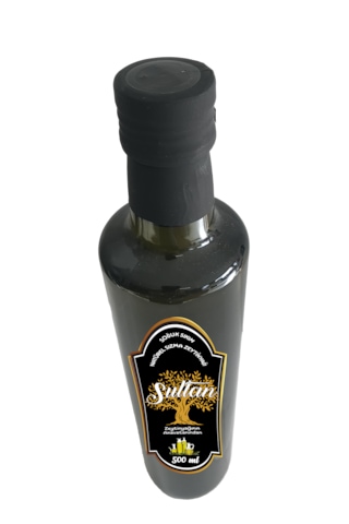 Sultan Soguk Sıkım Natürel Sızma Zeytinyağı Cam 500 ML
