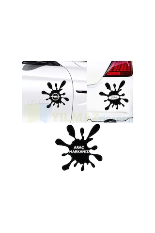 Size Özel Çamur Sıçrama Oto Sticker Tampon Yapıştırma Etiket