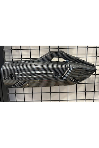Pcx Egzoz Koruma Kapağı Karbon Fiber