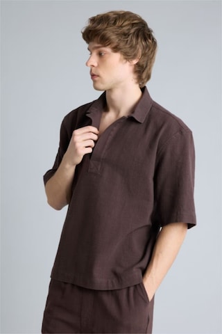 Defacto %100 Pamuk Boxy Fit Gömlek F8622ax26spbn192 Kahve-bn192