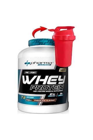 Whey Protein 2196 Gr Çikolata Aromalı Whey Protein Tozu 24 Gr Protein 5 Gr Bcaa 72 Servis