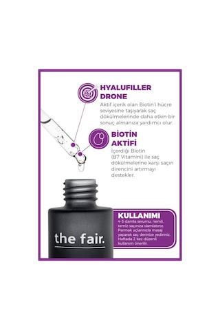 the fair. Drone-Targeted Biotin Dökülme Önleyici Vegan Saç Serumu %1 Hyalufiller Drone + Biotin 50 ML
