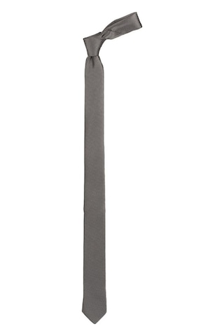 Tudors İnce Kendinden Desenli Erkek Kravat - Gri (298390576) Gri