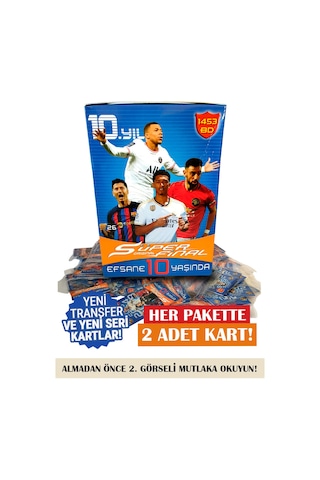 Süper Final 2023 Futbolcu Kartları - 200 Çift / 400 Adet