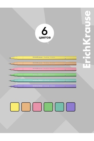 Erichkrause Art Spirit Pastel 6 Renkli Linerlar 271273458