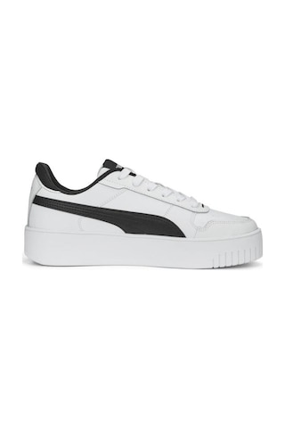 Puma Carina Street 389390 03 Kadın Sneaker Ayakkabı Beyaz Siyah 36-40 Beyaz - Siyah