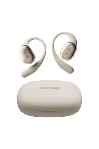 Sanag C16s Bluetooth 5.4 Kablosuz Kulaklık Açık Kulak Ows Kulaklık Hifi Ses Bej
