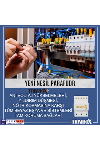 TRIMBOX YM3EXPR AŞIRI GERİLİM SÖNÜMLEYİCİ (TRİFAZE-GOLD)