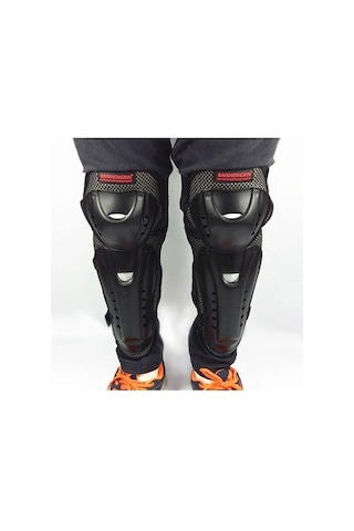 Padalink Motosiklet Diz Ve Dirsek Koruyucu Pad Seti - 4 Parça Sürüş Güvenliği Koruyucu Takım Siyah